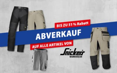 Abverkauf – Snickers Arbeitsschutzkleidung